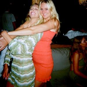 princess polly crochet dress size M!